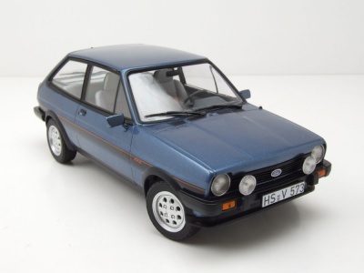 Ford Fiesta XR2 1981 blau metallic Modellauto 1:18 Norev