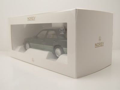 Mercedes 230 E W124 1990 dunkelgrün metallic Modellauto 1:18 Norev