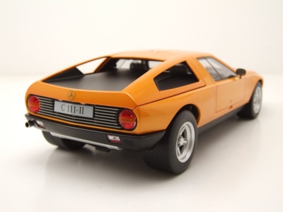Mercedes C 111/II 1970 orange metallic Modellauto 1:18 Norev