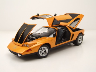 Mercedes C 111/II 1970 orange metallic Modellauto 1:18 Norev
