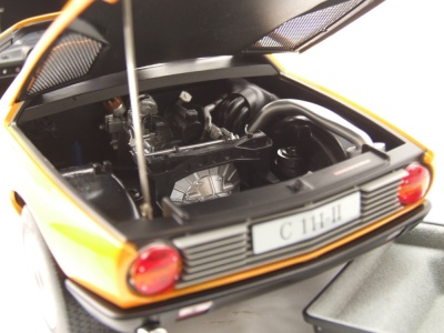 Mercedes C 111/II 1970 orange metallic Modellauto 1:18 Norev