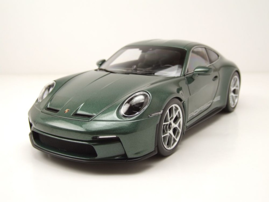 Modellauto Porsche 911 S/T 2023 dunkelgrün metallic 1:18 Norev bei