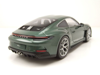 Porsche 911 S/T 2023 dunkelgrün metallic Modellauto...