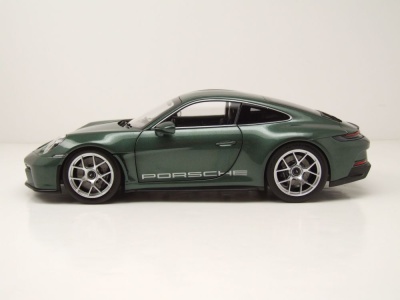 Porsche 911 S/T 2023 dunkelgrün metallic Modellauto 1:18 Norev