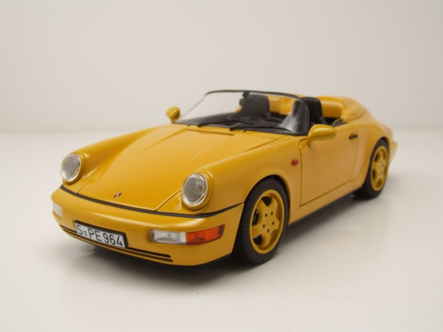 Porsche 911 (964) Speedster 1993 gelb Modellauto 1:18 Norev