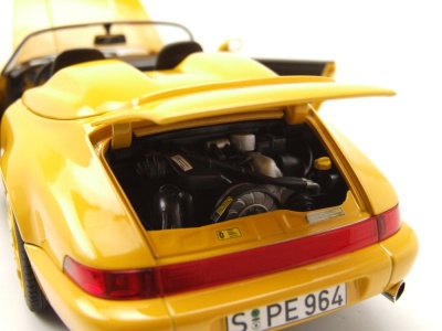 Porsche 911 (964) Speedster 1993 gelb Modellauto 1:18 Norev