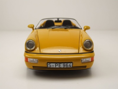 Porsche 911 (964) Speedster 1993 gelb Modellauto 1:18 Norev