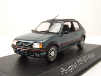 Peugeot 205 1.9 Magic 1990 dunkelgrün Modellauto...