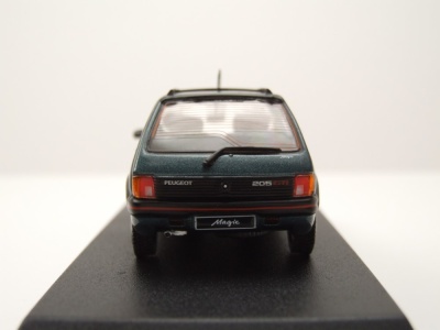 Peugeot 205 1.9 Magic 1990 dunkelgrün Modellauto 1:43 Norev