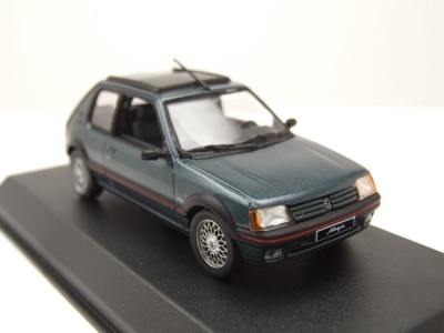Peugeot 205 1.9 Magic 1990 dunkelgrün Modellauto 1:43 Norev