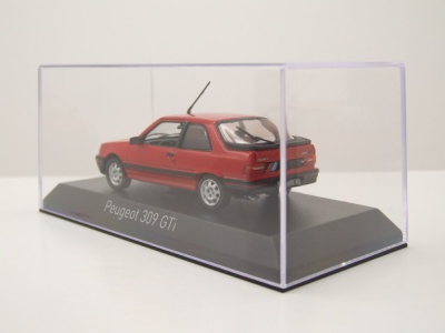 Peugeot 309 GTi 1987 rot PTS Deko Modellauto 1:43 Norev