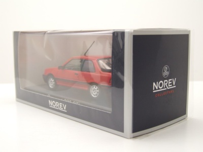 Peugeot 309 GTi 1987 rot PTS Deko Modellauto 1:43 Norev