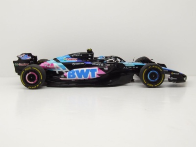 Alpine F1 Team A524 #10 Monaco GP 2024 schwarz blau Gasly Modellauto 1:18 Solido