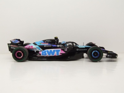 Alpine F1 Team A524 #10 Brasilien GP 2024 schwarz P.Gasly Modellauto 1:18 Solido