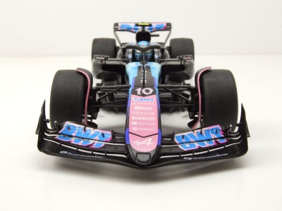 Alpine F1 Team A524 #10 Brasilien GP 2024 schwarz P.Gasly Modellauto 1:18 Solido