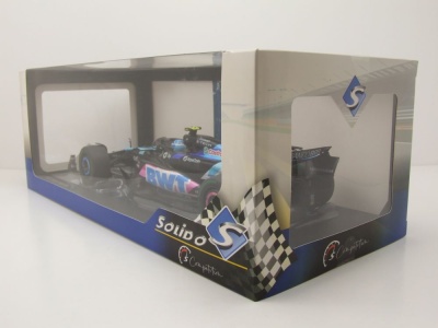 Alpine F1 Team A524 #10 Brasilien GP 2024 schwarz P.Gasly Modellauto 1:18 Solido