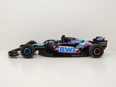 Alpine F1 Team A524 #31 Brasilien GP 2024 schwarz E.Ocon Modellauto 1:18 Solido