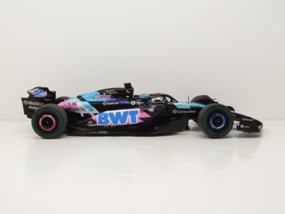 Alpine F1 Team A524 #31 Brasilien GP 2024 schwarz E.Ocon Modellauto 1:18 Solido