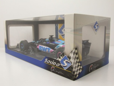 Alpine F1 Team A524 #31 Brasilien GP 2024 schwarz E.Ocon Modellauto 1:18 Solido