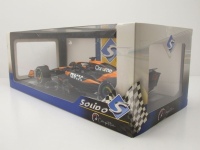 McLaren F1 Team MCL38 #81 Australien GP 2024 schwarz orange Piastri Modellauto 1:18 Solido