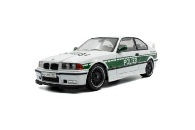 BMW E36 M3 Coupe Drift Polizei 1991 weiß grün...