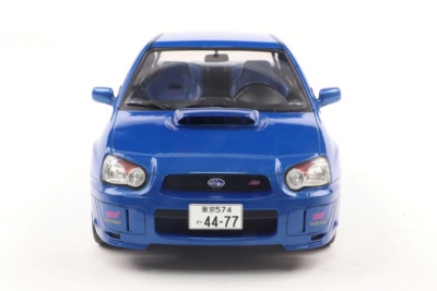 Subaru Impreza WRX STI 2003 blau Modellauto 1:18 Solido