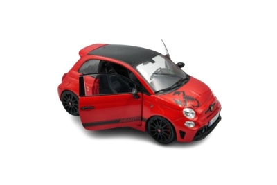 Fiat F595 Abarth Solido Works 2023 rot Modellauto 1:18 Solido