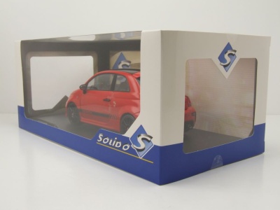 Fiat F595 Abarth Solido Works 2023 rot Modellauto 1:18 Solido