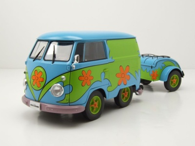 VW T1 Kool Kombi Ghosthunters Flower Power hellblau...