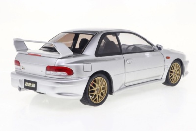Subaru Impreza 22B RHD 1998 silber Modellauto 1:18 Solido