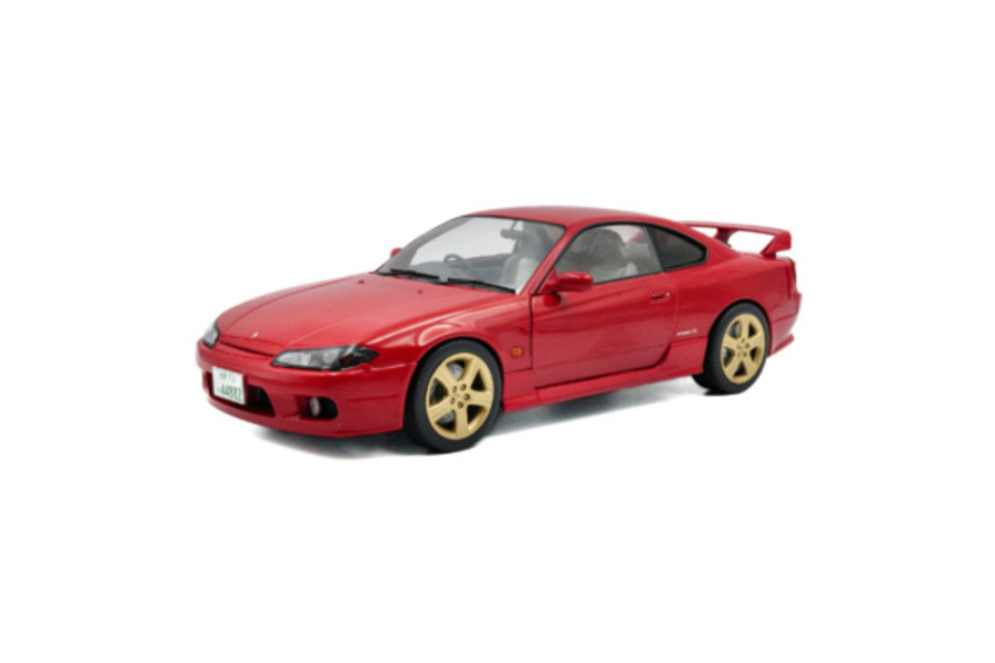 Nissan Silvia S15 Spec-R Aero 1999 rot Modellauto 1:18 Solido