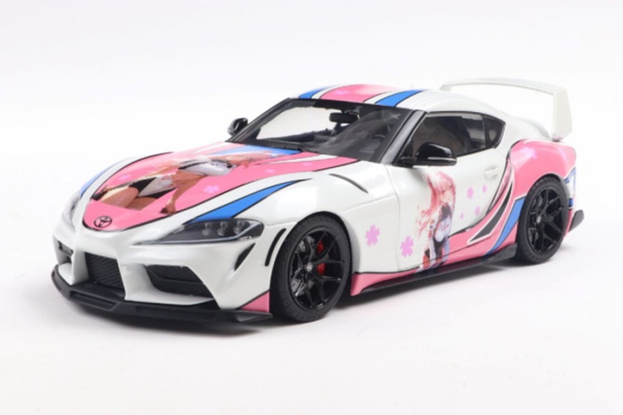 Toyota GR Supra Solido Works ITASHA 2024 weiß Modellauto 1:18 Solido