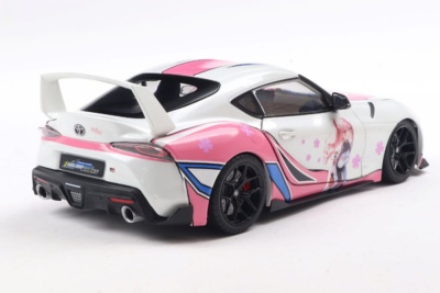 Toyota GR Supra Solido Works ITASHA 2024 weiß Modellauto 1:18 Solido