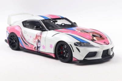 Toyota GR Supra Solido Works ITASHA 2024 weiß Modellauto 1:18 Solido