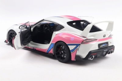 Toyota GR Supra Solido Works ITASHA 2024 weiß Modellauto 1:18 Solido