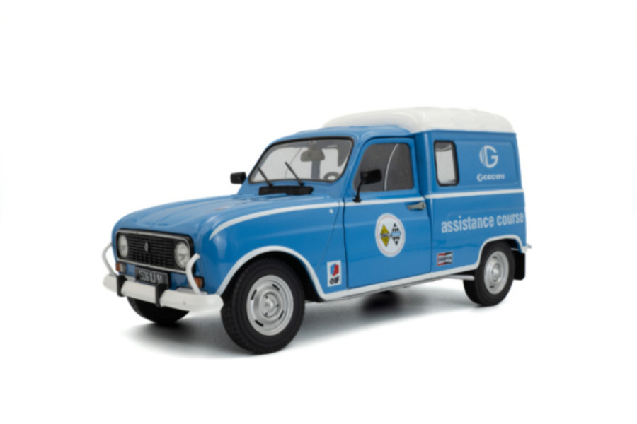 Renault 4LF4 Gordini Service 1976 blau Modellauto 1:18 Solido