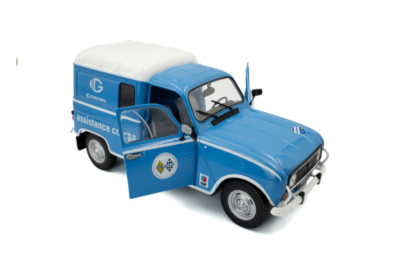 Renault 4LF4 Gordini Service 1976 blau Modellauto 1:18 Solido
