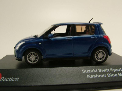 Suzuki Swift Sport 2007 blau metallic Modellauto 1:43 J-Collection