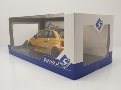 Fiat F595 Abarth Solido Works 2024 gelb Modellauto 1:18 Solido