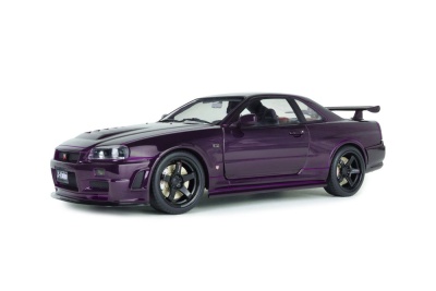 Nissan Skyline R34 GT-R Z Tune 1999 lila Modellauto 1:18...