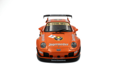 Porsche 911 (993) RWB RAUH-Welt Bodykit #7 Jägermeister 2020 orange Modellauto 1:18 Solido