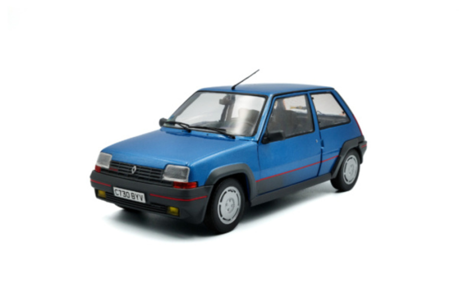 Renault 5 GT Turbo MK1 1985 alpine blau metallic Modellauto 1:18 Solido