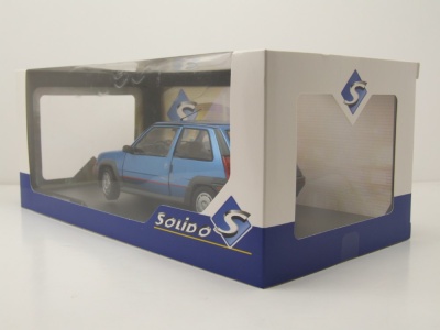Renault 5 GT Turbo MK1 1985 alpine blau metallic Modellauto 1:18 Solido