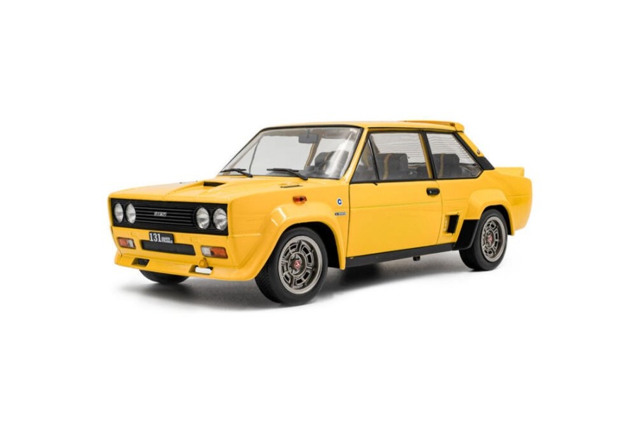 Fiat 131 Abarth 1980 gelb Modellauto 1:18 Solido