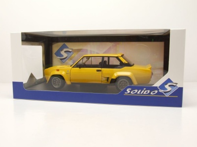 Fiat 131 Abarth 1980 gelb Modellauto 1:18 Solido