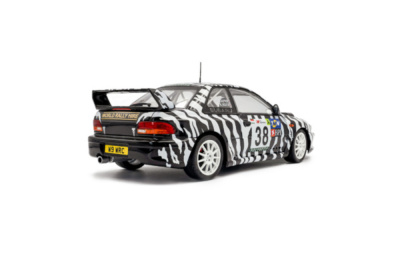 Subaru Impreza S5 WRC99 #38 TAP Rallye Portugal 2001 schwarz weiß Heath Lancaster Modellauto 1:18 Solido