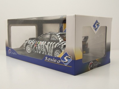 Subaru Impreza S5 WRC99 #38 TAP Rallye Portugal 2001 schwarz weiß Heath Lancaster Modellauto 1:18 Solido