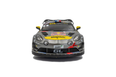 Alpine A110 RGT+ #6 Rallye Mont Blanc 2024 grau Loeb Godey Modellauto 1:18 Solido