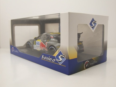 Alpine A110 RGT+ #6 Rallye Mont Blanc 2024 grau Loeb Godey Modellauto 1:18 Solido