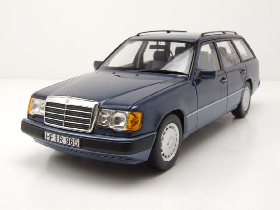 Mercedes 300 TD S124 T-Modell Kombi 1990 nautical blau metallic Modellauto 1:18 Norev